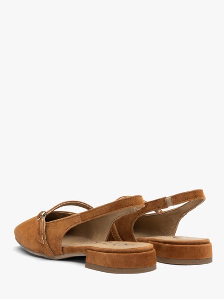 Rude czółenka slingback
