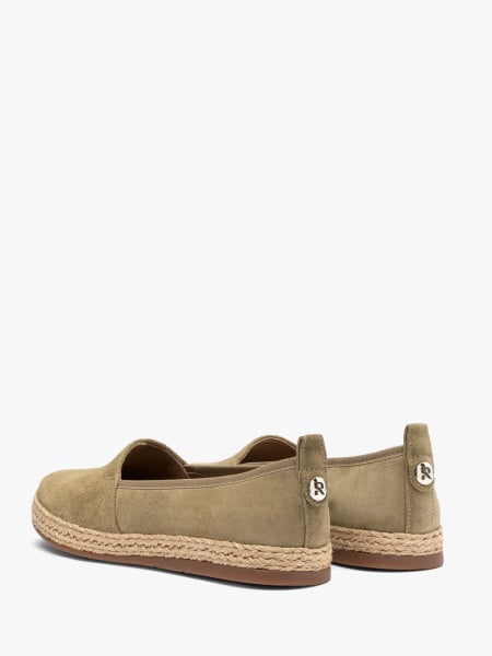 Oliwkowe espadryle damskie