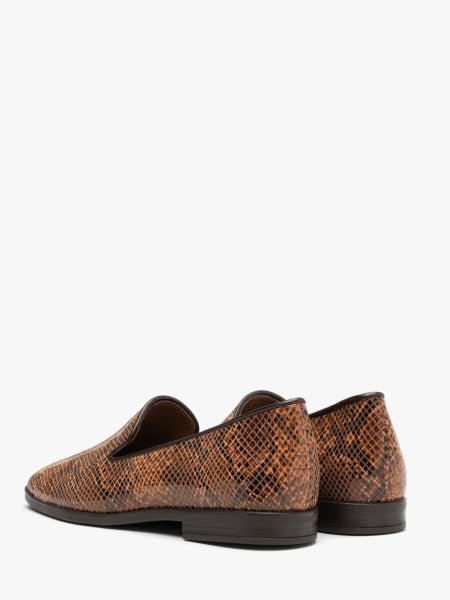 Mokasyny damskie w zwierzęcy print