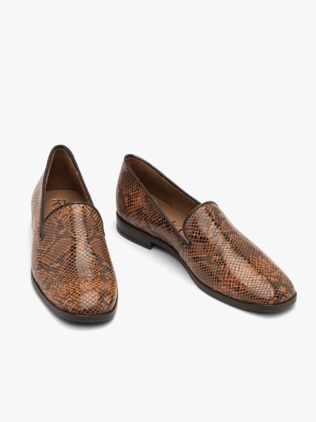 Mokasyny damskie w zwierzęcy print